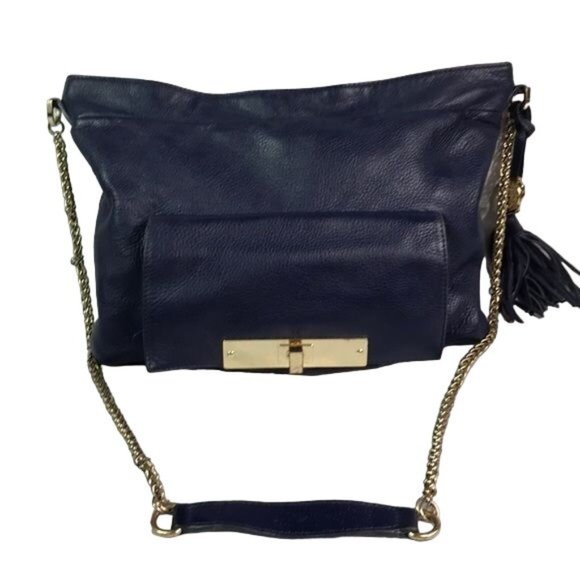 Vince Camuto Handbags - Vince Camuto blue leather bag